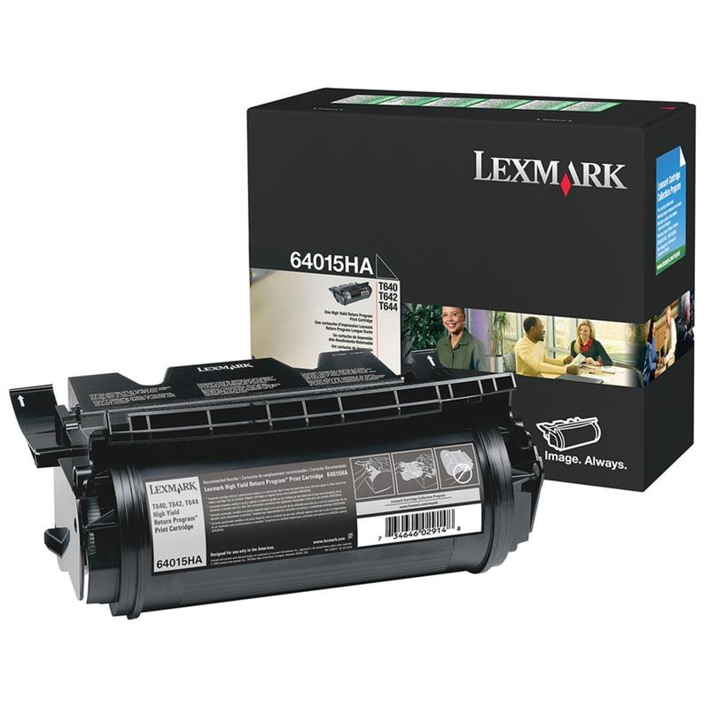 Lexmark 64015HA Black High Yield Return Program Toner Cartridge MPN:64015HA