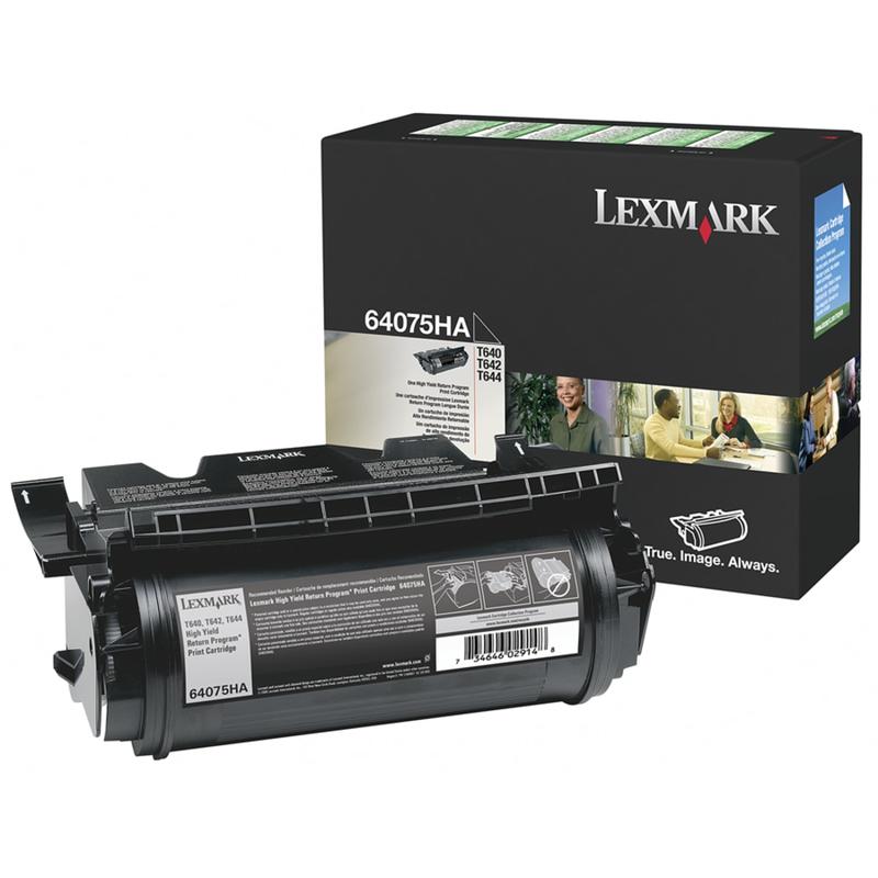 Lexmark 64075HA Black Toner Cartridge MPN:64075HA