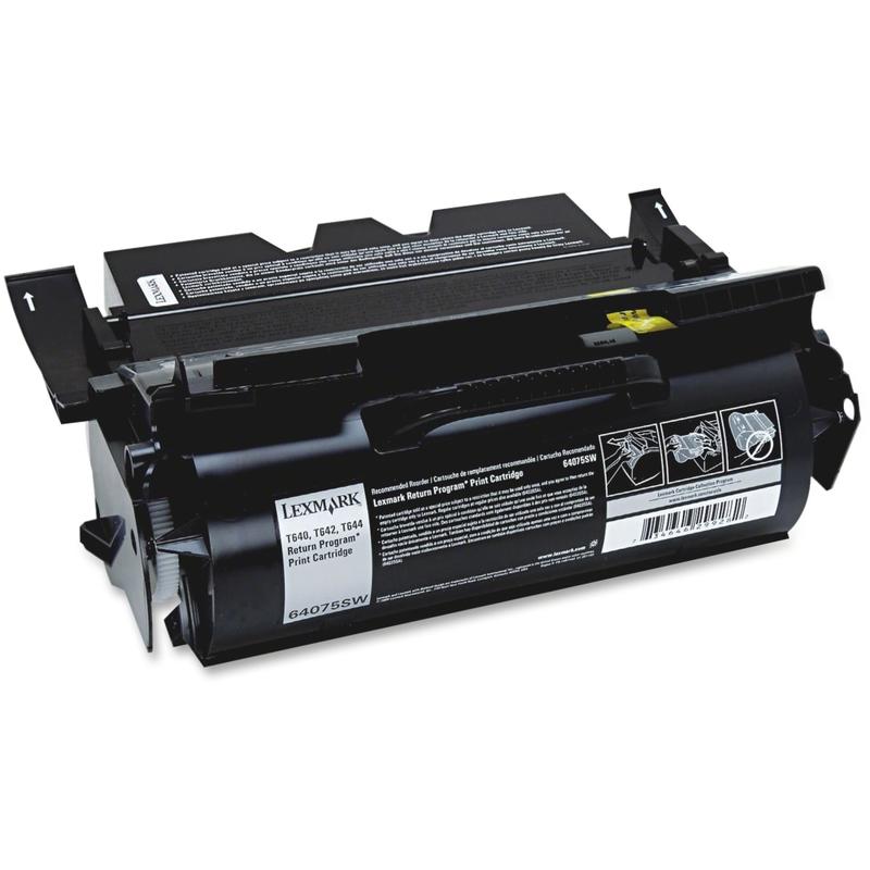 Lexmark Toner, Gsa, T64X, Rt Prg, Bk, 64075Sw MPN:64075SW