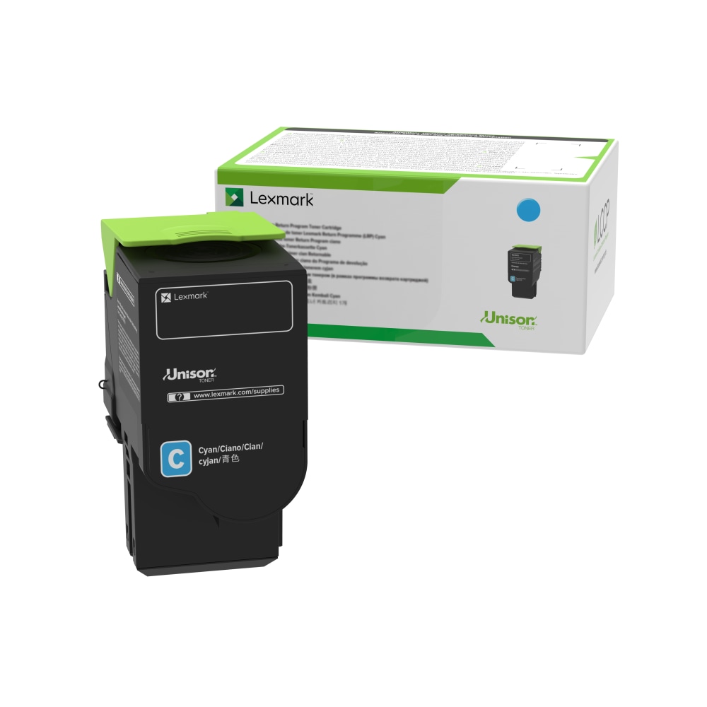 Lexmark 78C10CE Cyan Toner Cartridge MPN:78C10CE