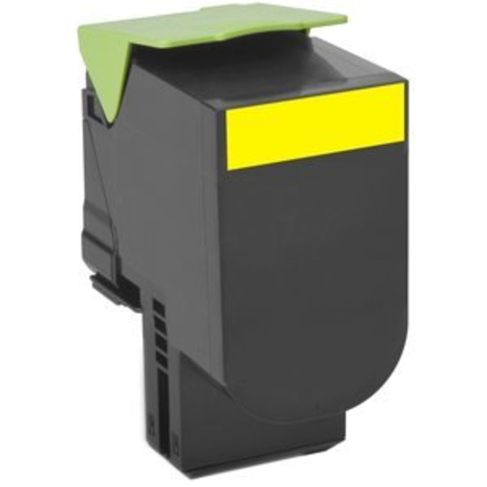 Lexmark 800H4 Yellow High Yield Toner Cartridge MPN:80C0H40