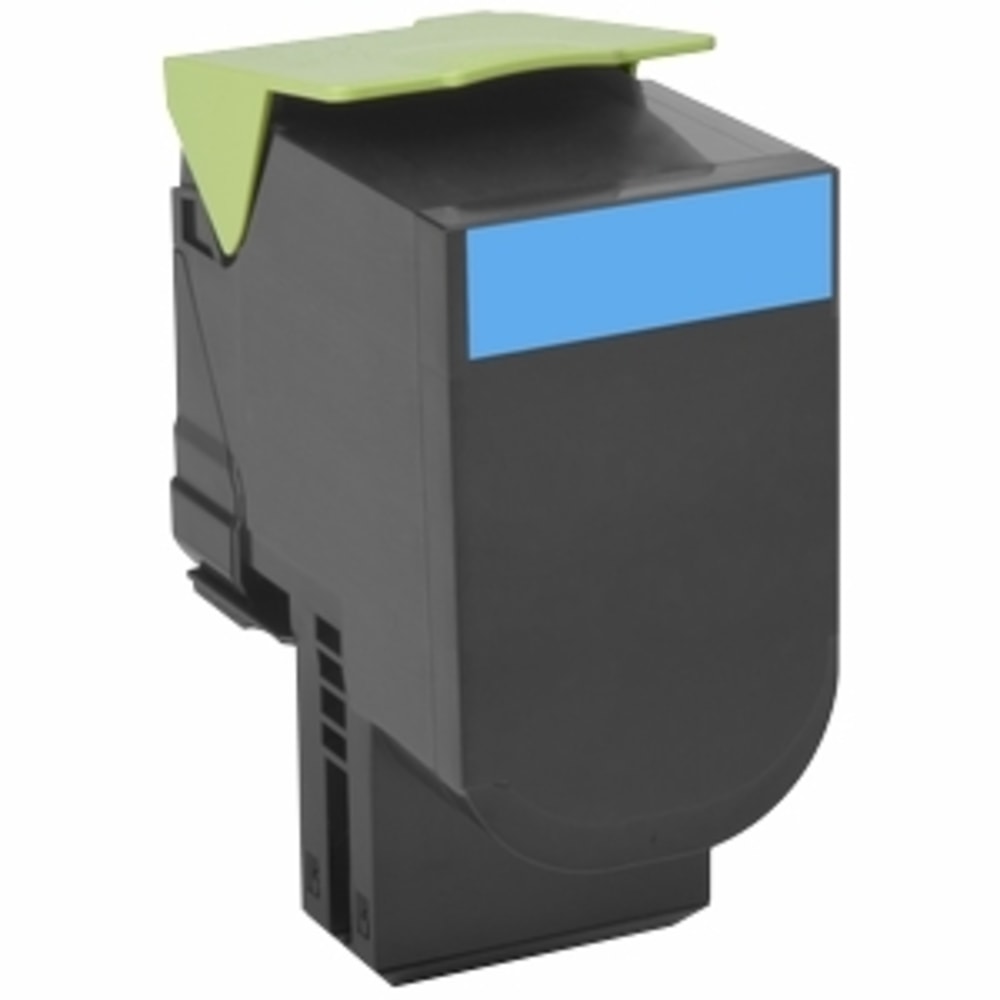 Lexmark 80C0SCG Original Standard Yield Laser Toner Cartridge, Cyan MPN:80C0SCG