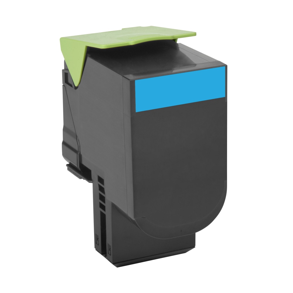 Lexmark 801C Cyan Return Program Toner Cartridge MPN:80C10C0