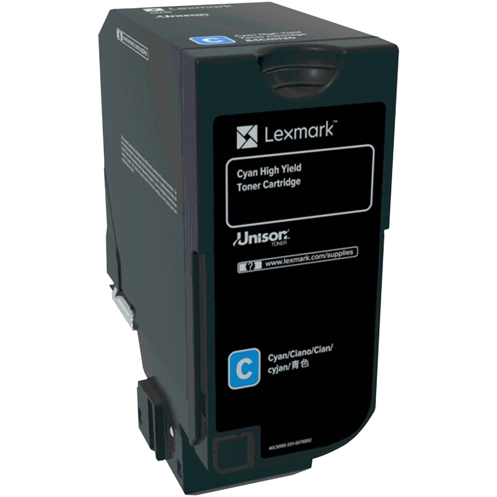 Lexmark Original High Yield Laser Toner Cartridge - Cyan Pack - Laser - High Yield MPN:84C0HCG