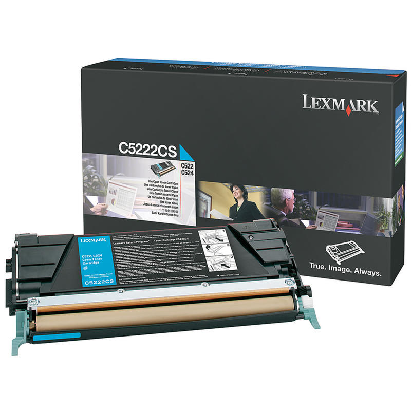 Lexmark C5220CS Cyan Return Program Toner Cartridge MPN:C5220CS