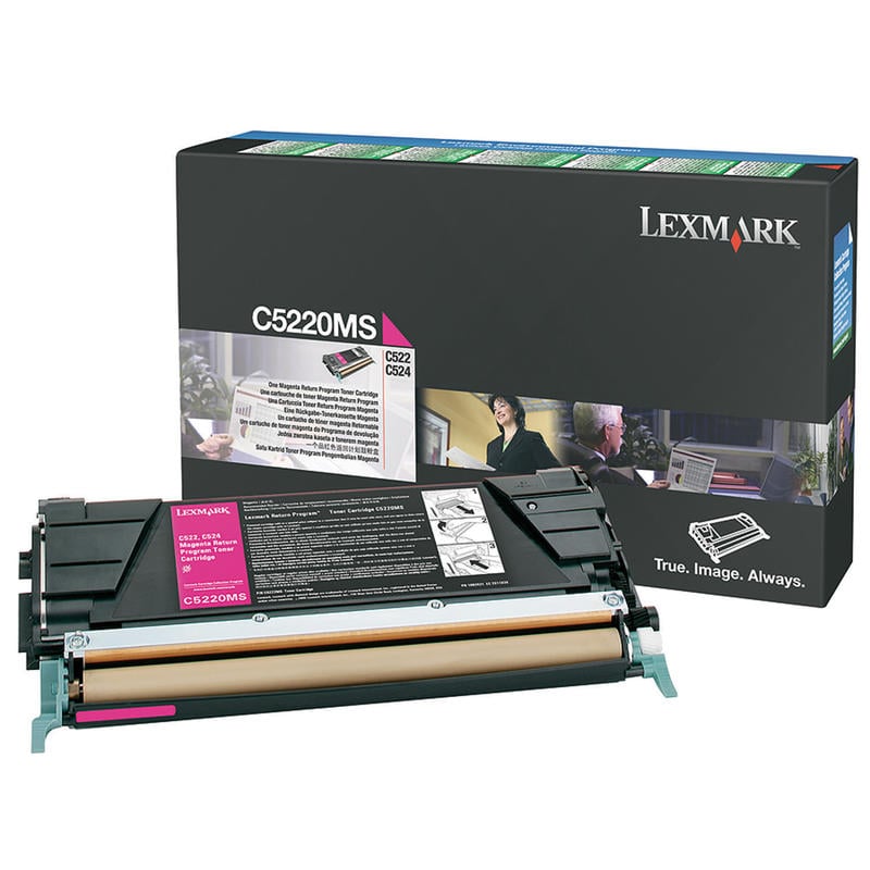 Lexmark C5220MS Magenta Return Program Toner Cartridge MPN:C5220MS