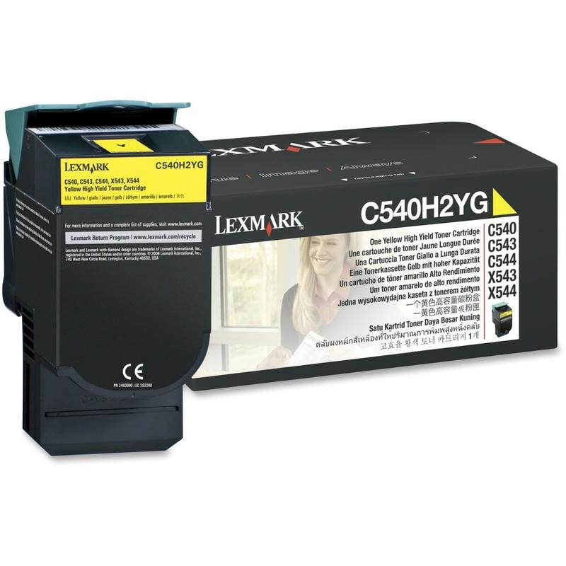 Lexmark Toner, C54X, X543-544, Hy, Yl, C540H2Yg MPN:C540H2YG