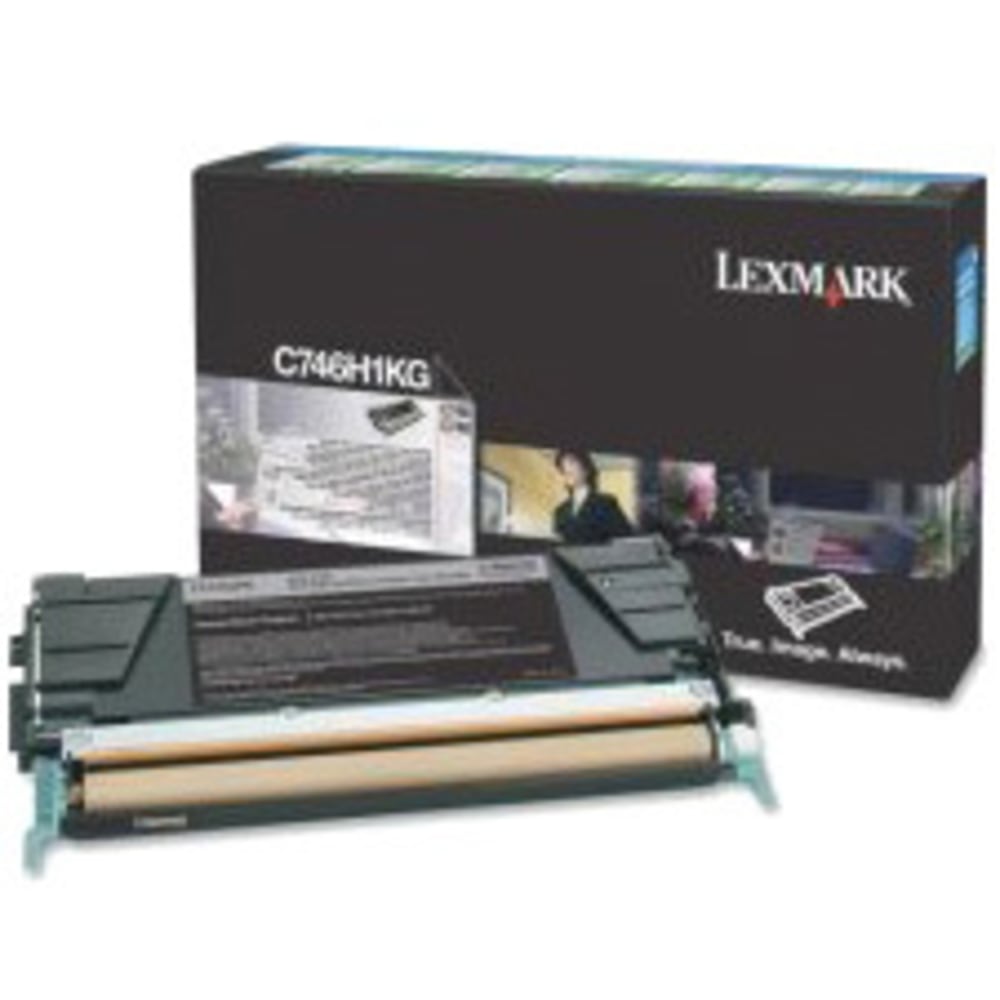 Lexmark C746H4KG High Yield Laser Toner Cartridge, Black MPN:C746H4KG