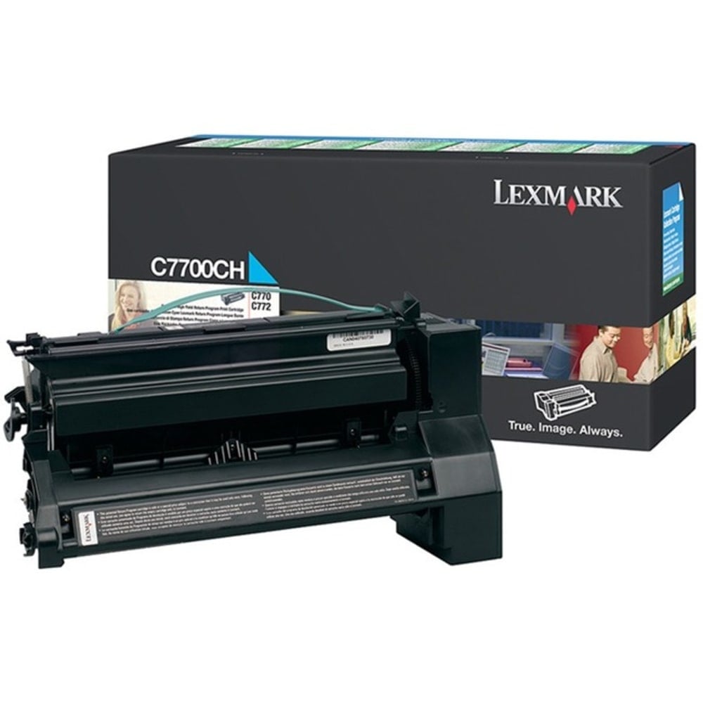 Lexmark C7700CH Cyan Toner Cartridge MPN:C7700CH