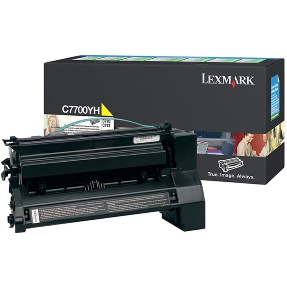 Lexmark C7700YH Yellow Toner Cartridge MPN:C7700YH
