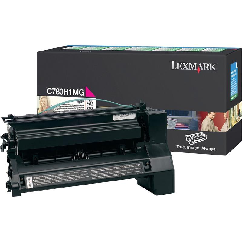 Lexmark C780H1MG Magenta Return Program Toner Cartridge MPN:C780H1MG