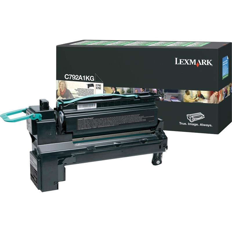 Lexmark C792A1KG Black Return Program Toner Cartridge MPN:C792A1KG