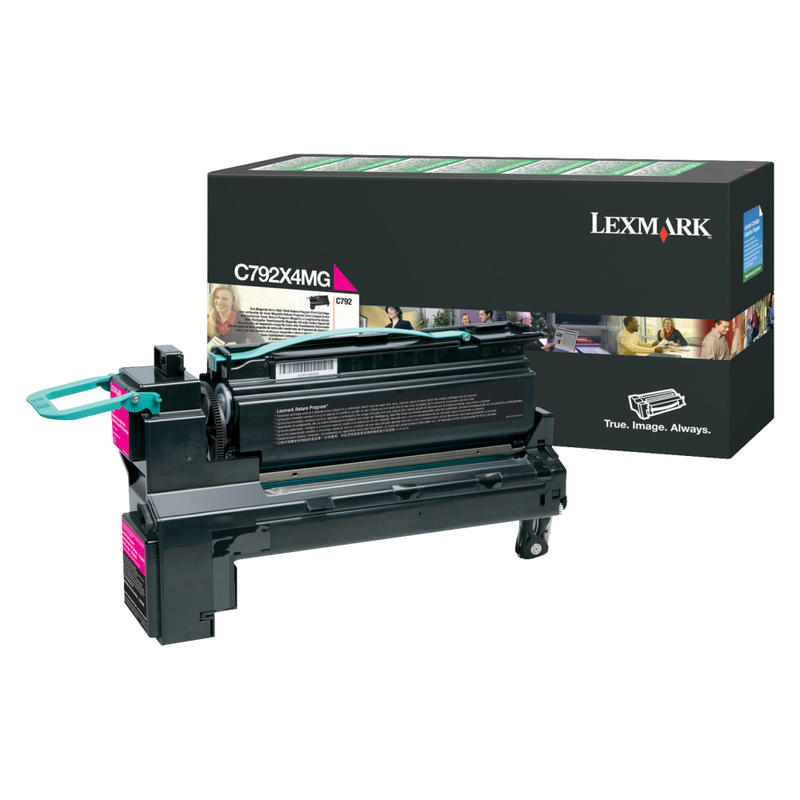 Lexmark C792X4MG Magenta High Yield Toner Cartridge MPN:C792X4MG
