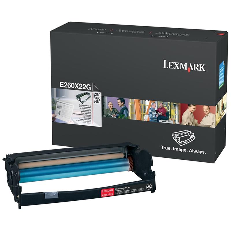 Lexmark E260X22G Black Laser Photoconductor Kit MPN:E260X22G