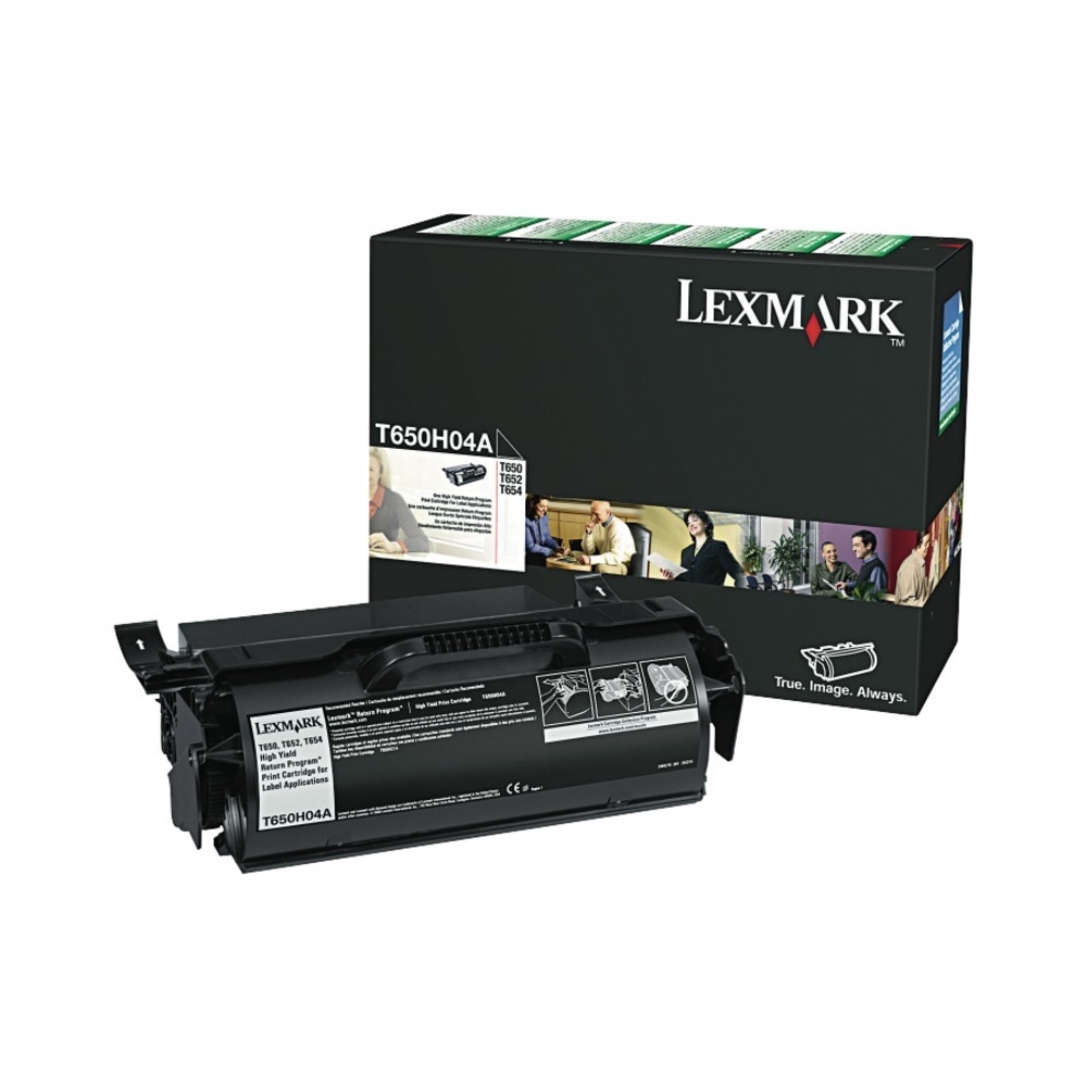 Lexmark T650H04A Black High Yield Return Program Toner Cartridge MPN:T650H04A