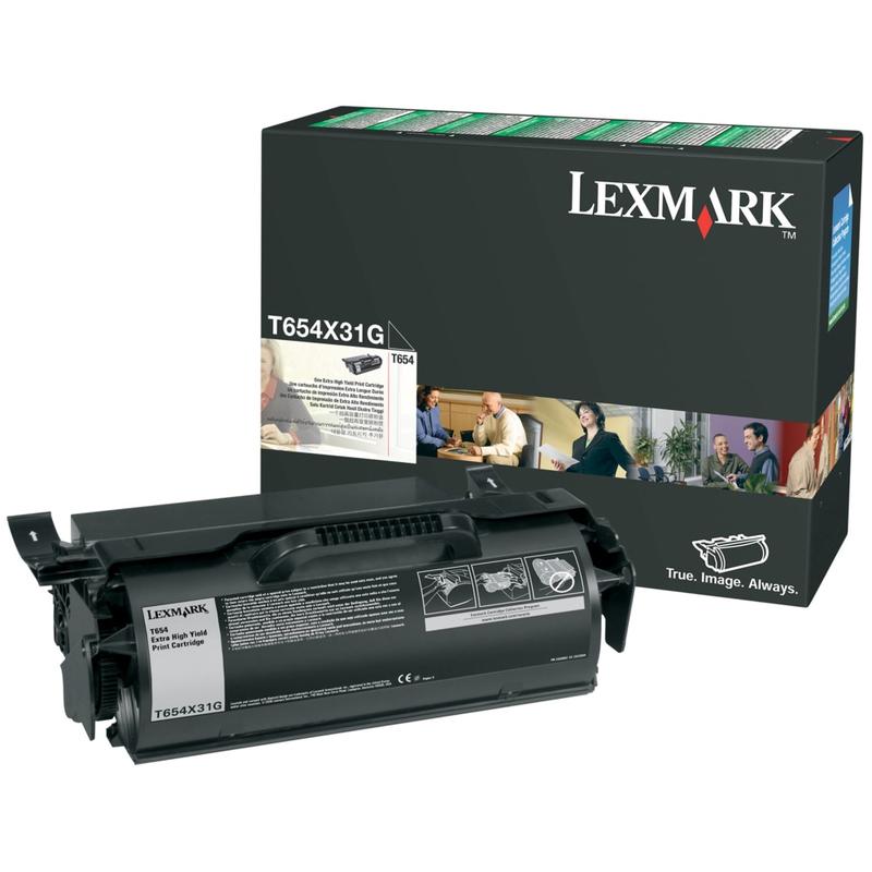 Lexmark Lexmark Toner T654 Hy Corp Ctg, T654X31G MPN:T654X31G
