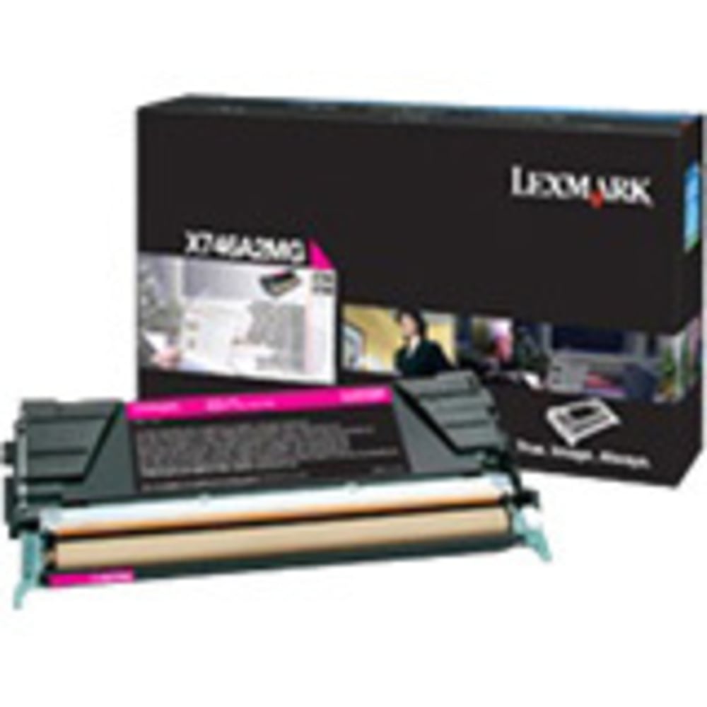 Lexmark Toner, Mag, 6K Yd, X746 X748, X746A4Mg MPN:X746A4MG