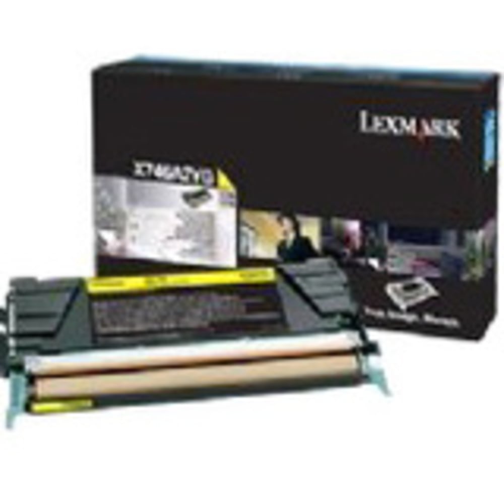 Lexmark Laser Toner Cartridge - Return Program - Yellow - 1 Pack - 6000 Pages MPN:X746A4YG
