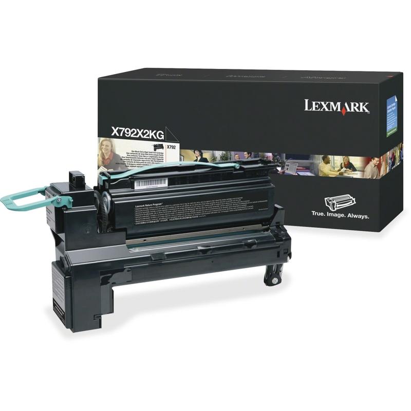 Lexmark Toner, X792, Extra, Bk, X792X2Kg MPN:X792X2KG