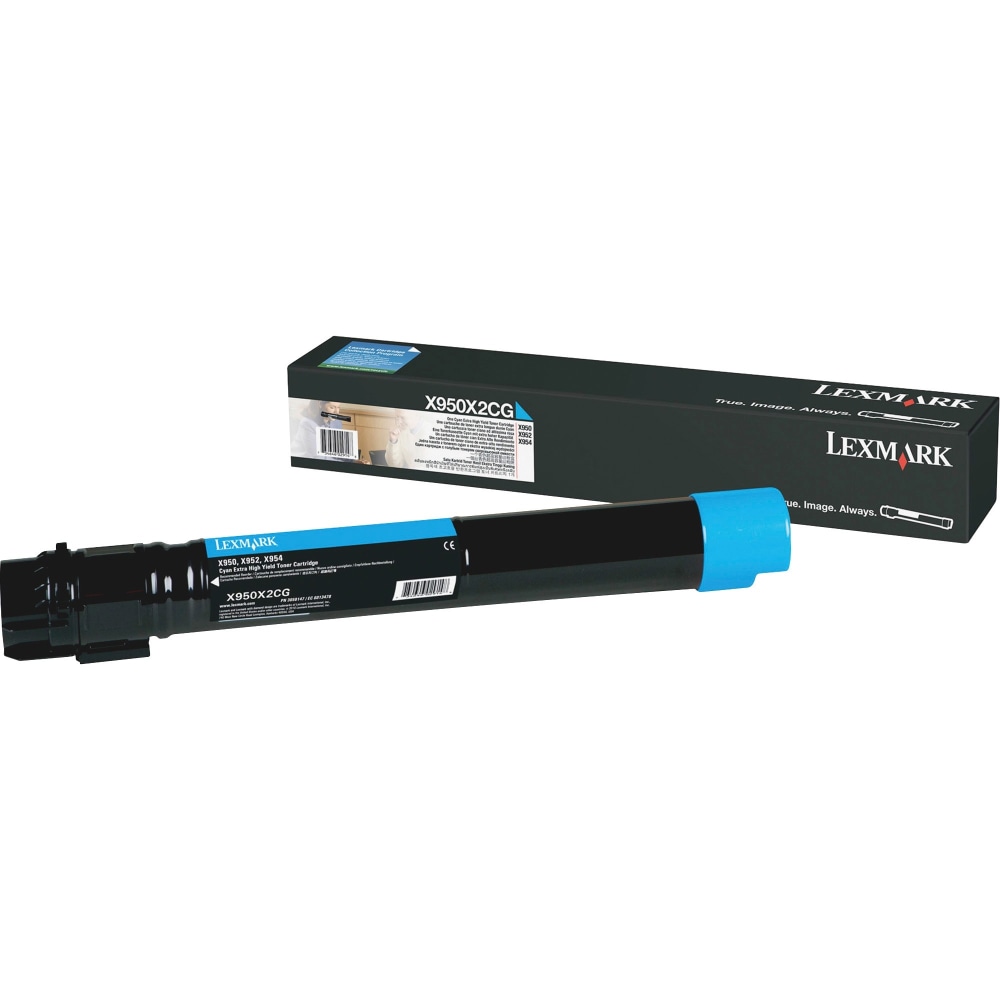 Lexmark X950 Cyan High Yield Toner Cartridge MPN:X950X2CG