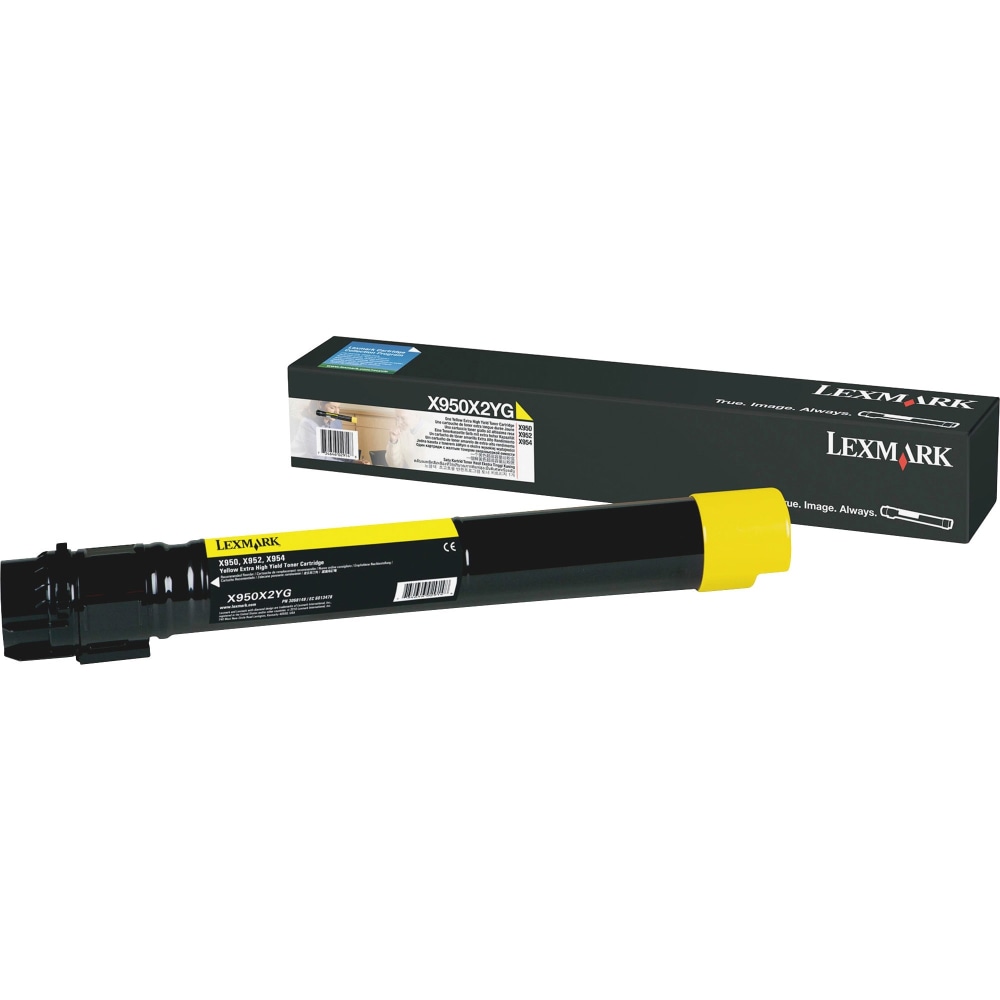Lexmark X950 Yellow High Yield Toner Cartridge MPN:X950X2YG