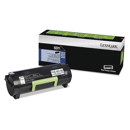 Toner Cartridge, 1500 Page-Yield, Black MPN:50F1000