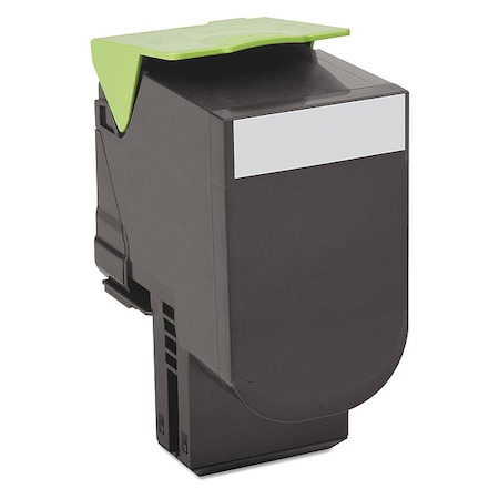 Toner Cartridge, 1000 Page-Yield, Black MPN:80C10K0