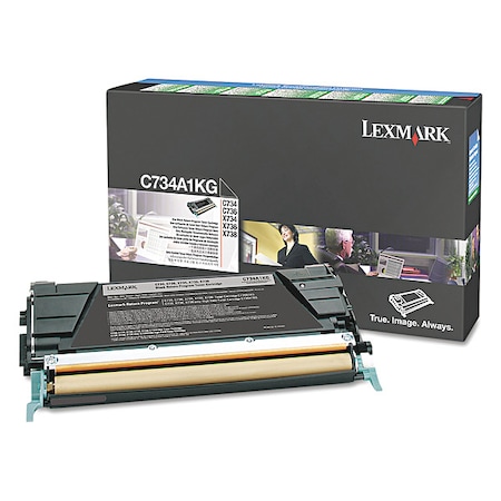 Toner Cartridge, Black MPN:C734A1KG