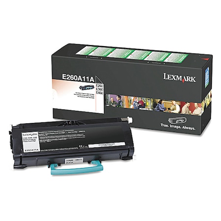 Toner, Lexmark, E260, Blk MPN:E260A11A