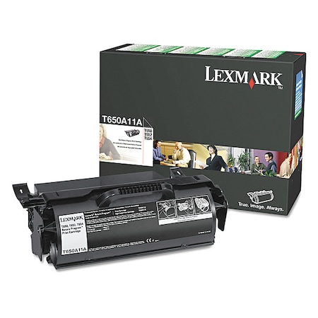 Toner Cartridge, 7000 Page-Yield, Black MPN:T650A11A