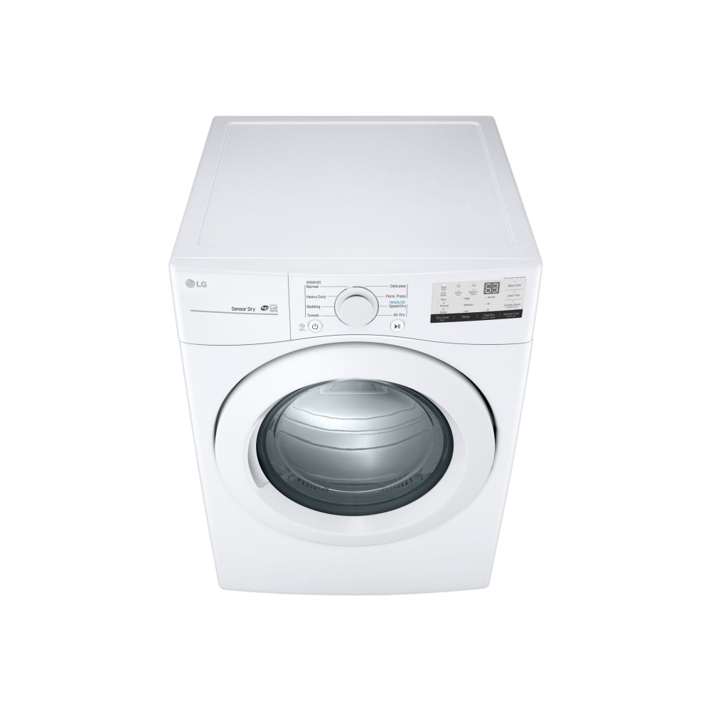LG DLE3400W - Dryer - width: 27 in - depth: 30 in - height: 38.7 in - front loading - white MPN:DLE3400W