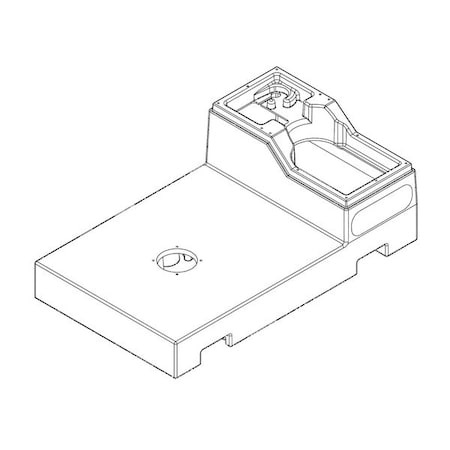 Low Profile Tank, 15 in H, Polyethylene MPN:K001209