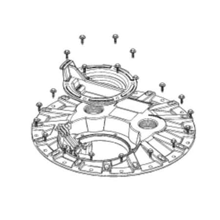 Cover, 24 in Dia, 4 in H, Polypropylene MPN:K001436
