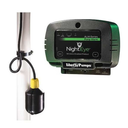 WaterAlarm, Audio, Visual, 120VAC, 9VDC, 4ft MPN:ALM-2-1-EYE