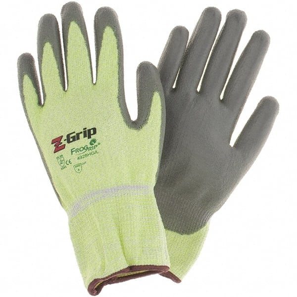 Cut-Resistant Gloves: Size L, ANSI Cut A4, HPPE Yarn (Shell) MPN:4928HG-L