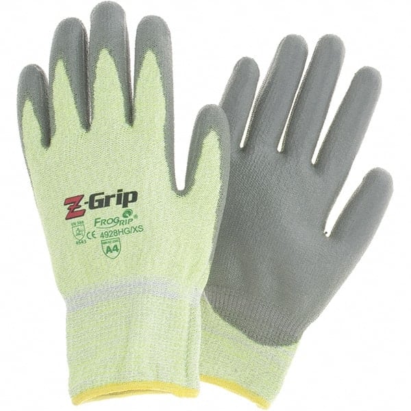 Cut-Resistant Gloves: Size XS, ANSI Cut A4, HPPE Yarn (Shell) MPN:4928HG-XS