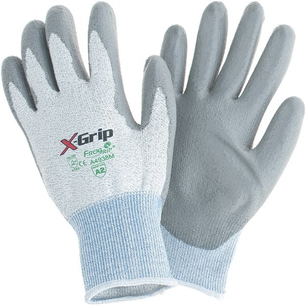 Cut-Resistant Gloves: Size M, ANSI Cut A2, Polyester (Shell) MPN:A4938M