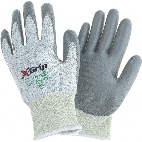Cut-Resistant Gloves: Size XS, ANSI Cut A2, Polyester (Shell) MPN:A4938XS