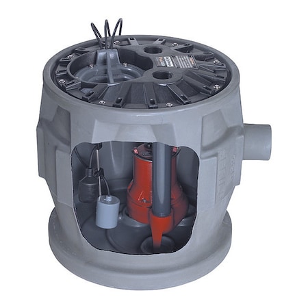 Simplex Sewage System, 0.75 hp, 115V AC MPN:P382LE71