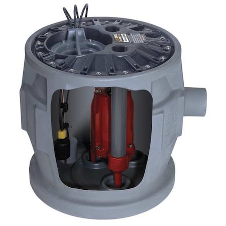 GrinderPumpSystem, 10ft, 1hp, 115VAC MPN:P382XPRG101