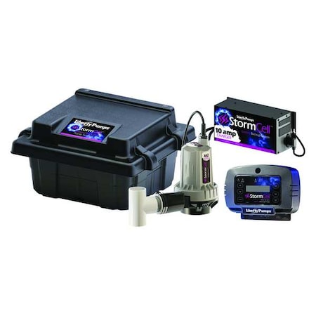 Battery Sump Pump, Discharge 1-1/2