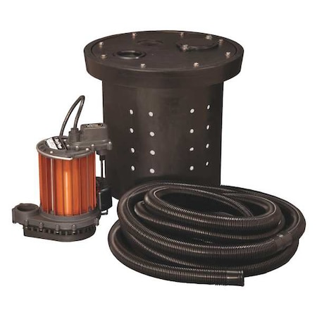 SumpPumpSystem, 10ft, 1/2hp, 115VAC MPN:CSP-457