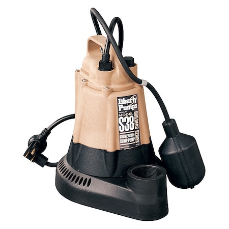 SubmersibleSumpPump, 25ft, 10in, 115VAC MPN:S38-2