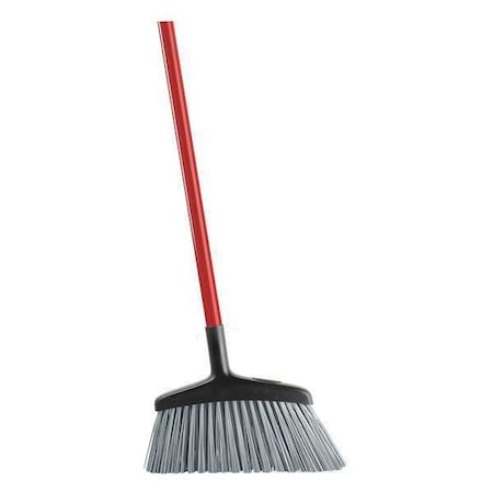 Libman Rough Surface Angle Broom, Steel Handle, 14