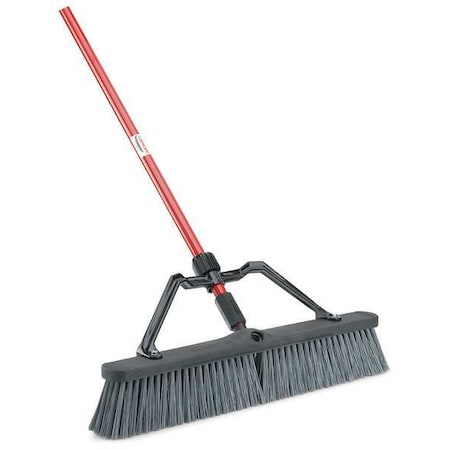 24 in Sweep Face Push Broom, Gray MPN:825003