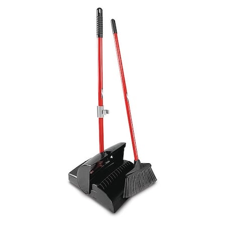 Libman Lobby Dust Pan & Broom (Closed Lid), 12