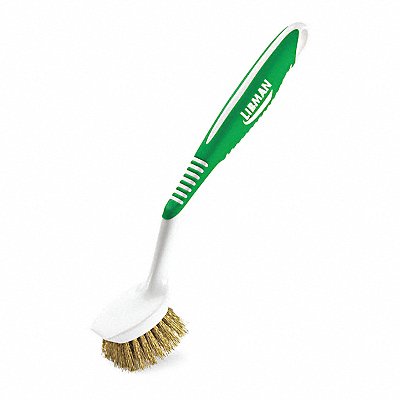 Pot Brush Brass Bristles RubberGrip PK12 MPN:47