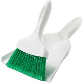 Libman Commercial Dust Pan With Whisk Broom - White - 1031 1031 - Pkg Qty 6