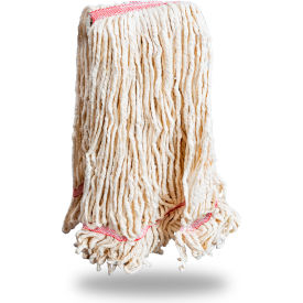 Libman Commercial 18 Oz. Looped-End Wet Mop Head White 1791 - Pkg Qty 12