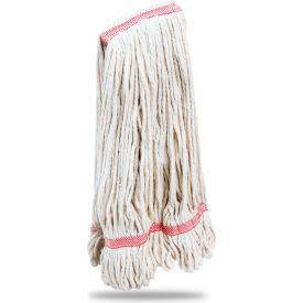 Libman Commercial 28 Oz. Looped-End Wet Mop Head White 1793 - Pkg Qty 12